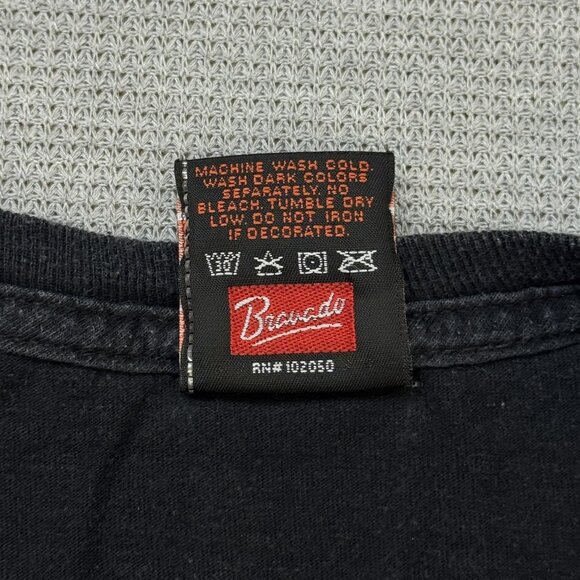 Harley-Davidson Rebel Graphic T-Shirt Black Cotton Hill City South Dakota Sz XL - Picture 6 of 10